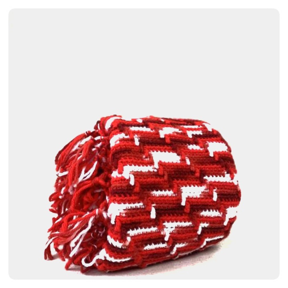 CROCHET Throw / Chunky Chevron Travel Warmer